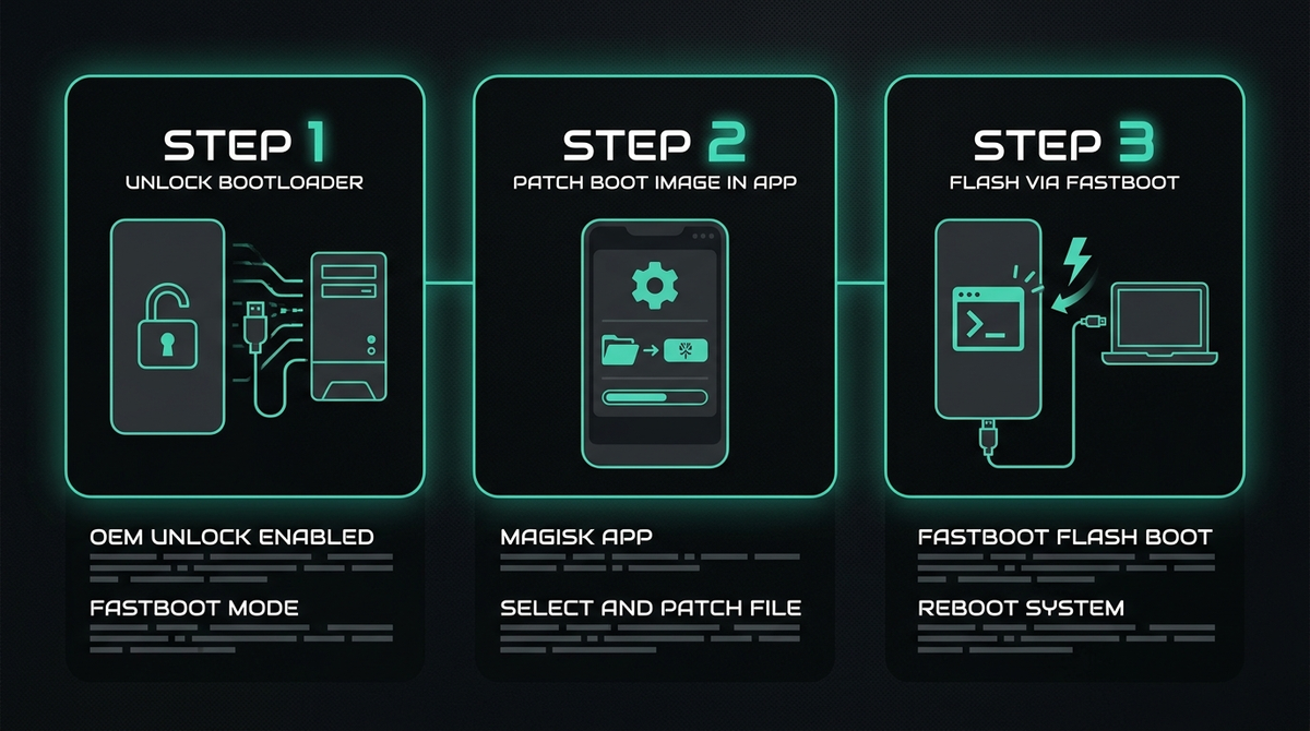 The three-step modern rooting process