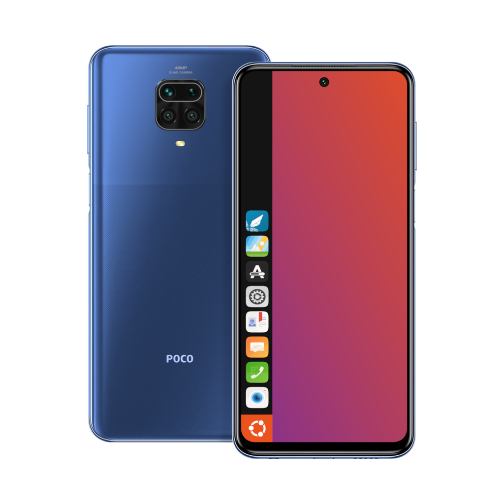 Xiaomi POCO M2 Pro Ubuntu Touch phone