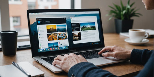 Seamless device connectivity with laptop and smartphone.