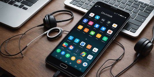 Smartphone with XDA app among tech gadgets