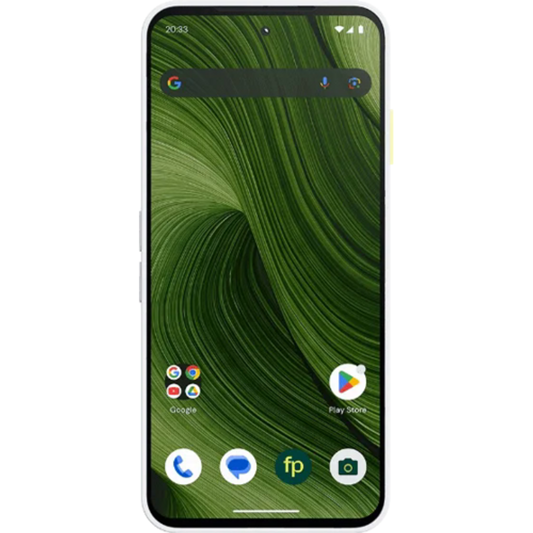 The Fairphone (Gen. 6) prepared with /e/OS