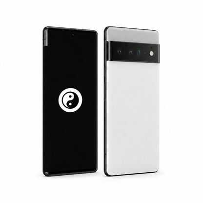 Google Pixel 6 Pro front and back with the KernelSU Next logo