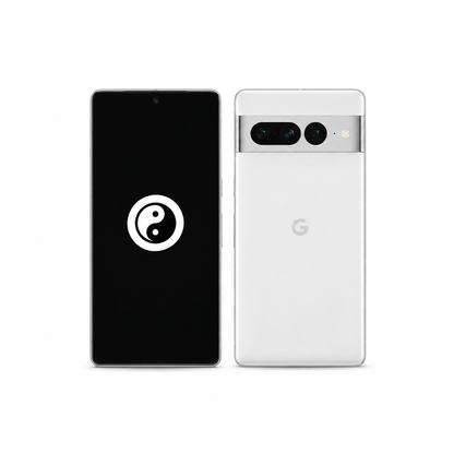 Google Pixel 7 front and back with the KernelSU Next logo