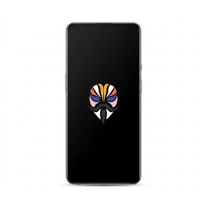 OnePlus 9 with Magisk logo