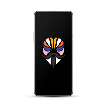 OnePlus 8 Pro with Magisk logo
