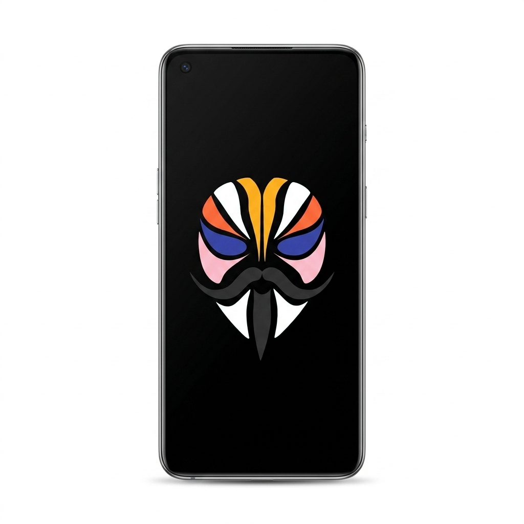 OnePlus 10T with Magisk logo