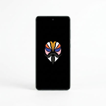 Samsung Galaxy A52s with Magisk logo