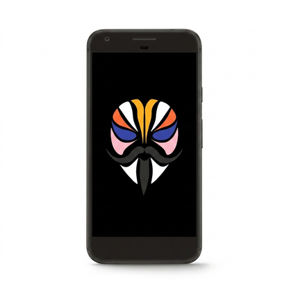 Google Pixel 1st Gen with Magisk logo