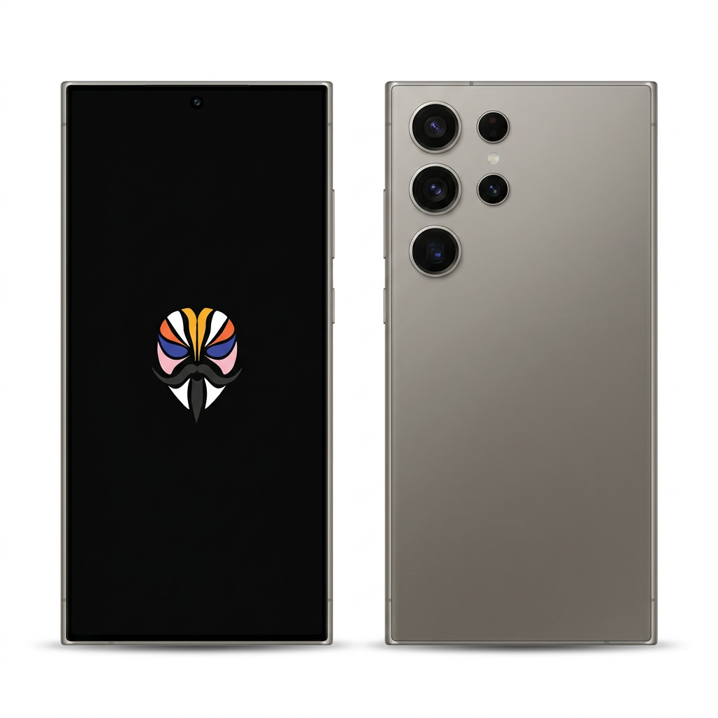 Samsung Galaxy S24 Ultra front and back