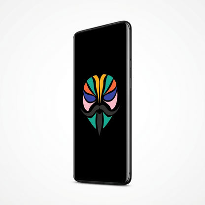 OnePlus 7 Pro angled with Magisk