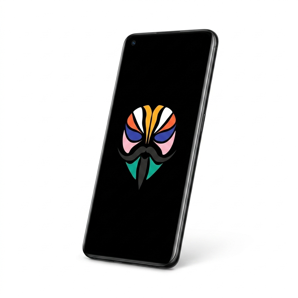 OnePlus 10 Pro angled with Magisk