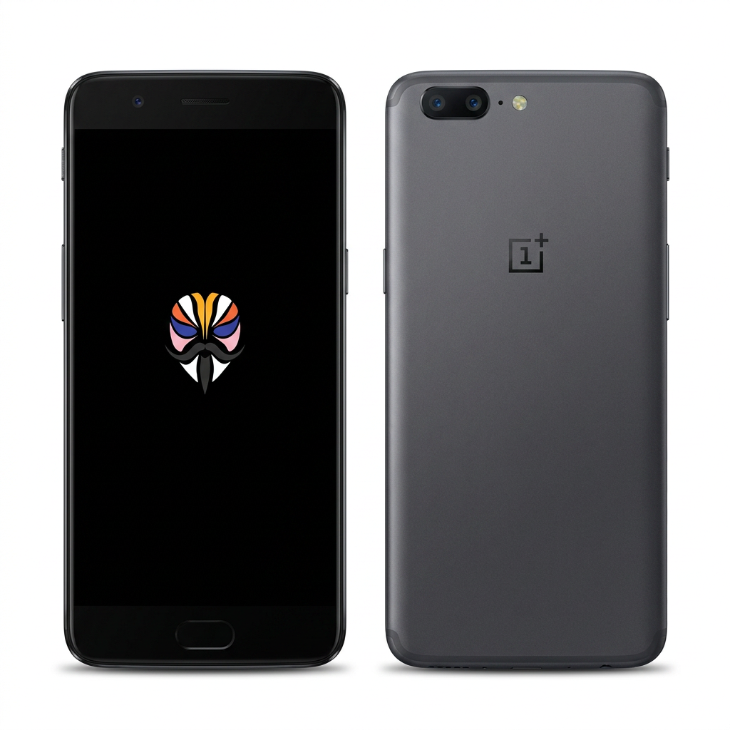 OnePlus 5 front and back