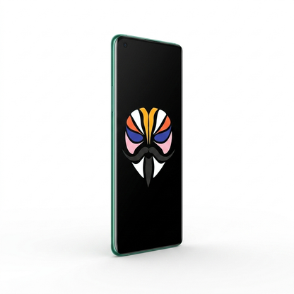 OnePlus 8 Pro angled with Magisk