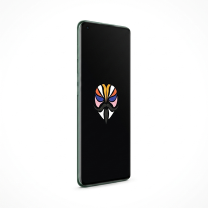 OnePlus 11 angled with Magisk