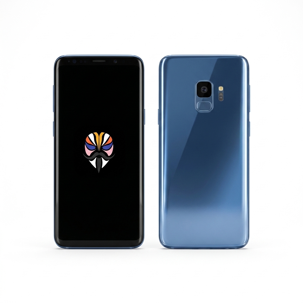 Samsung Galaxy S9 front and back