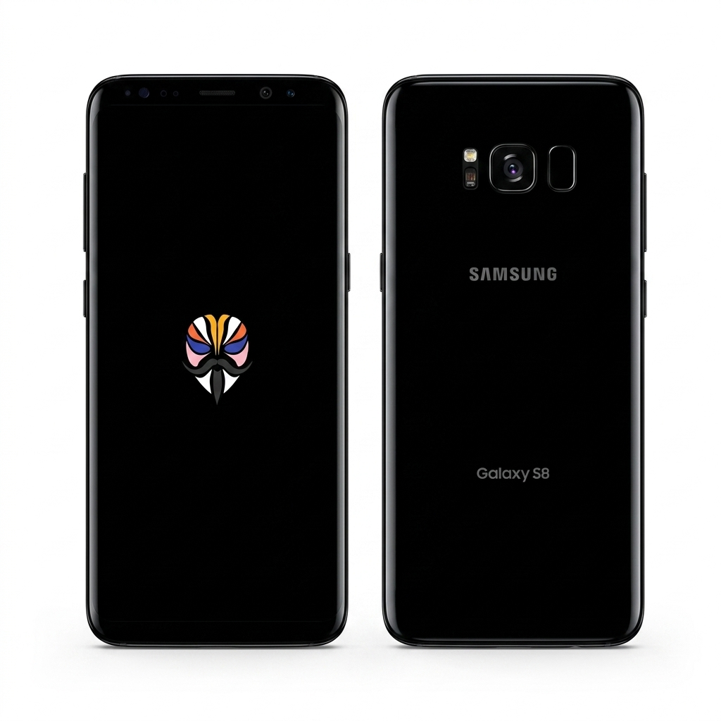 Samsung Galaxy S8 front and back