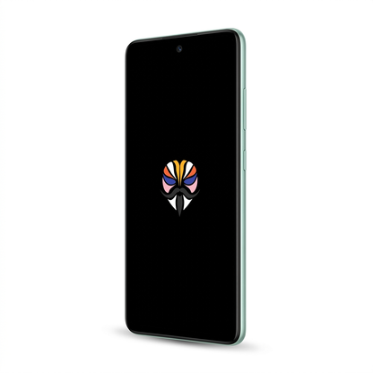 Samsung Galaxy A52s angled with Magisk