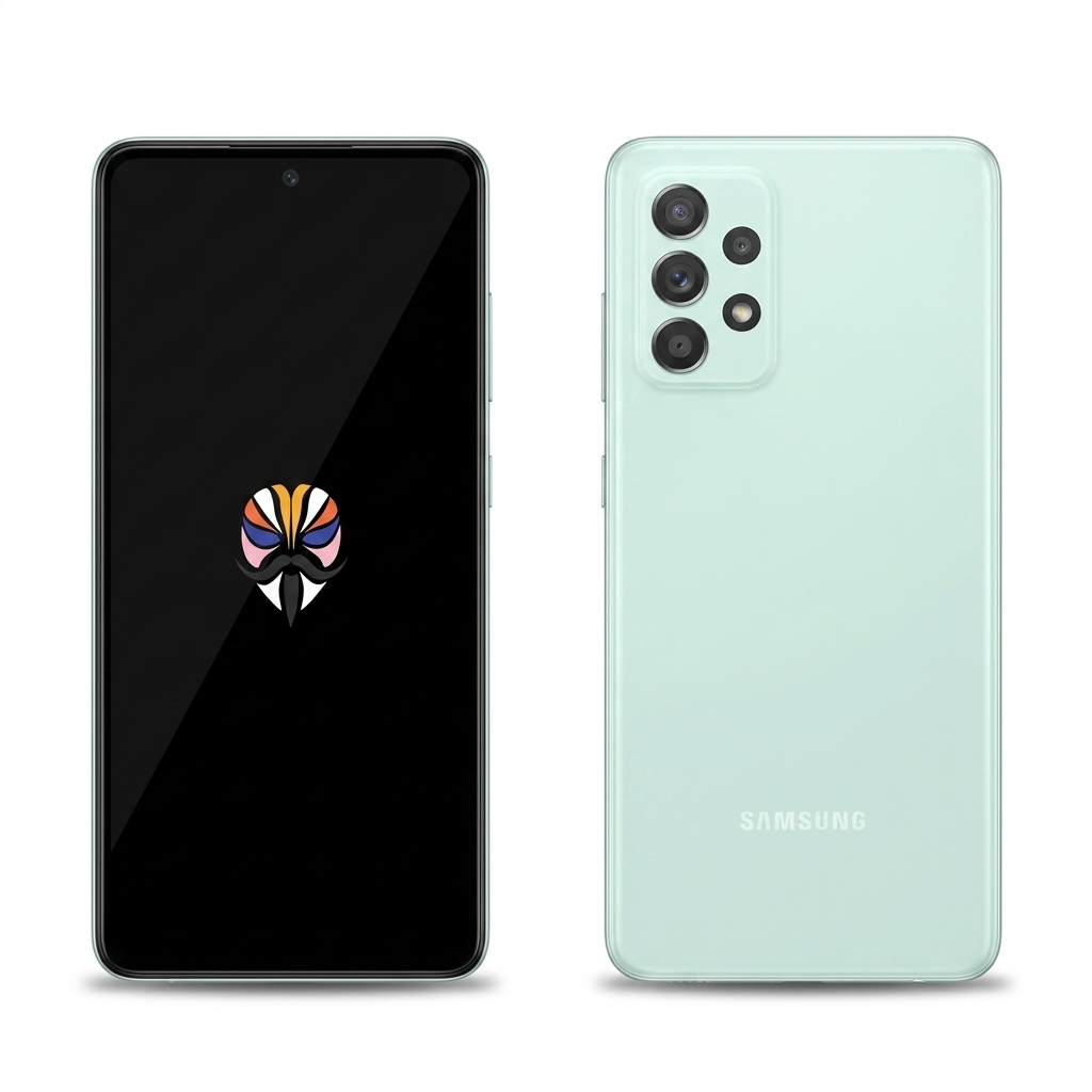 Samsung Galaxy A52s front and back