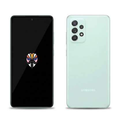 Samsung Galaxy A52s front and back
