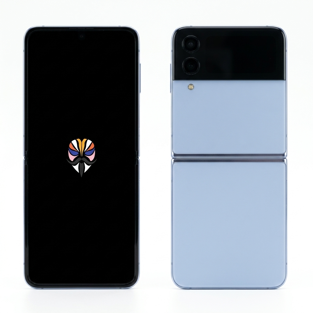 Samsung Galaxy Z Flip4 unfolded and folded