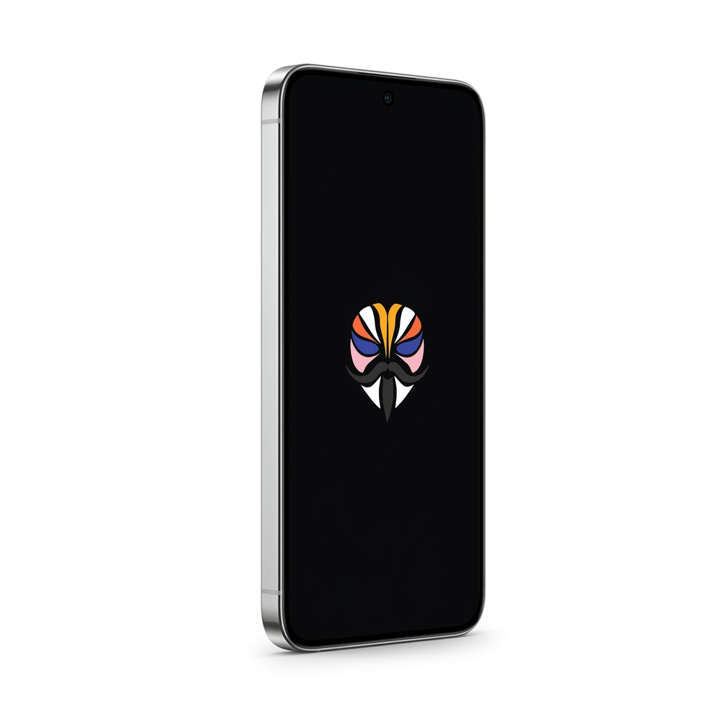Google Pixel 10 Pro angled with Magisk