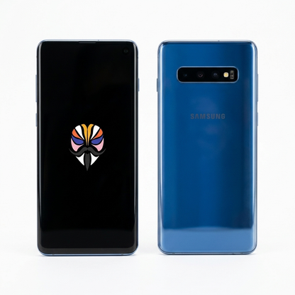 Samsung Galaxy S10 front and back