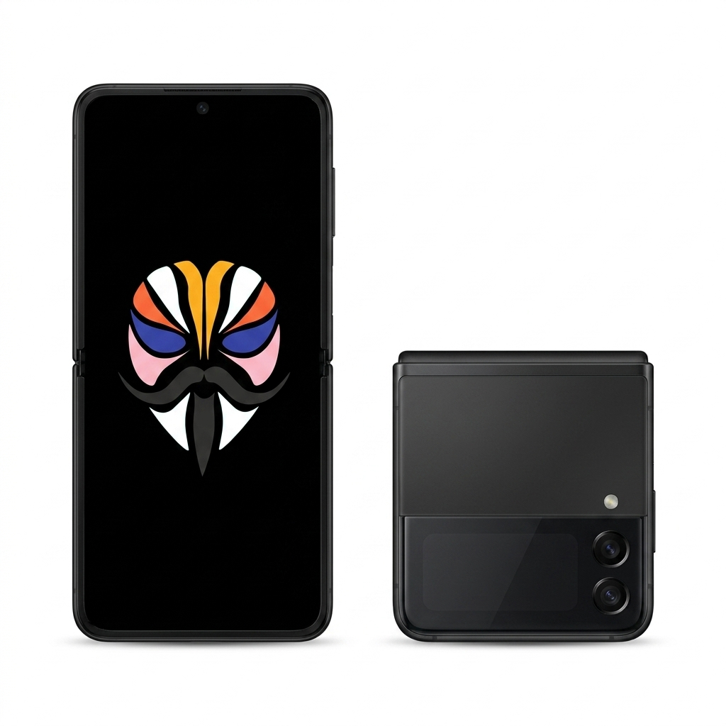 Samsung Galaxy Z Flip3 unfolded and folded