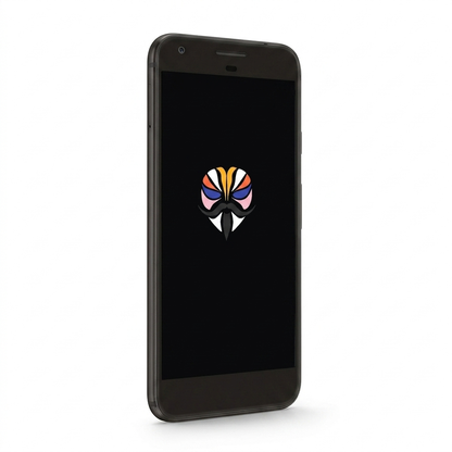 Google Pixel 1st Gen angled with Magisk
