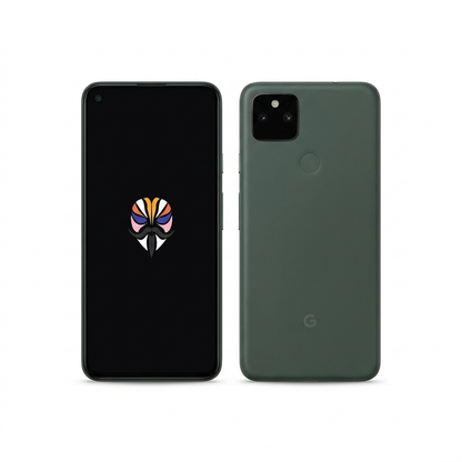 Google Pixel 5a front and back