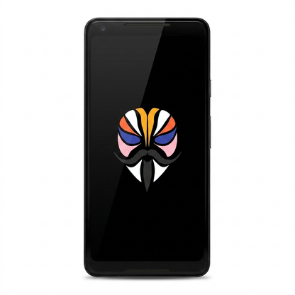 Google Pixel 2 XL with Magisk logo