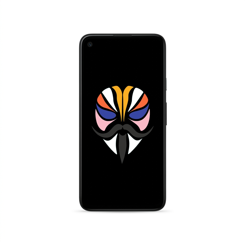Google Pixel 4a 5G with Magisk logo