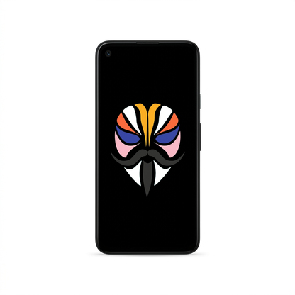 Google Pixel 4a 5G with Magisk logo