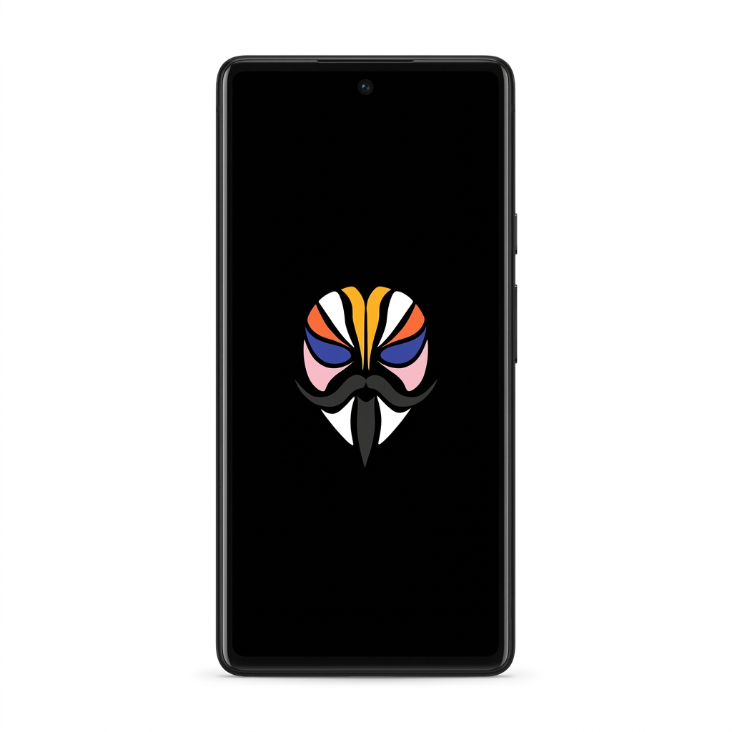Google Pixel 6 with Magisk logo
