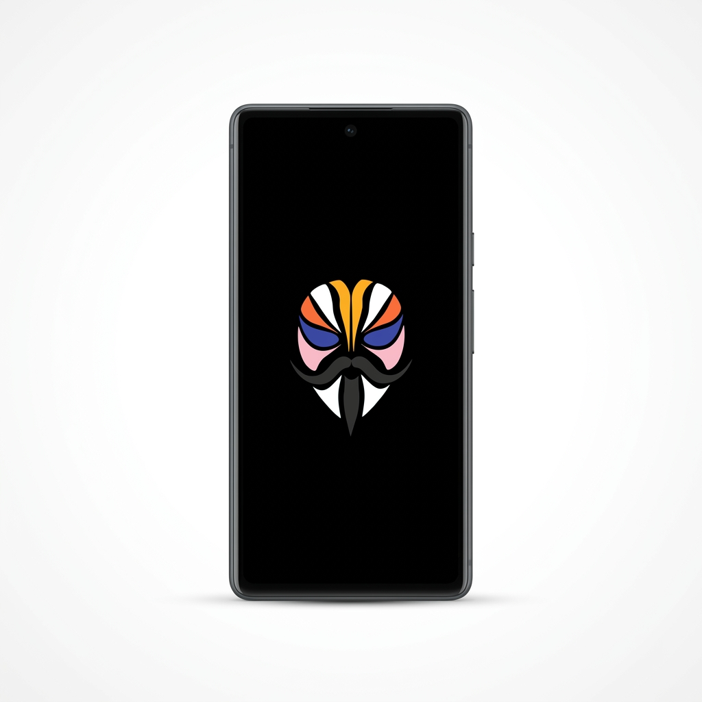 Google Pixel 6a with Magisk logo