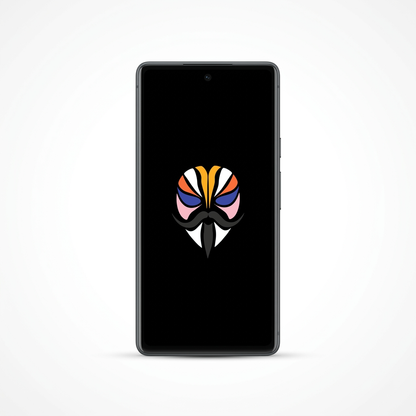 Google Pixel 6a with Magisk logo