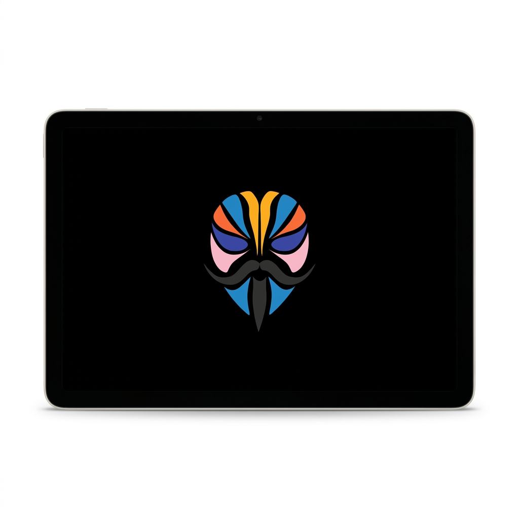 Google Pixel Tablet with Magisk logo