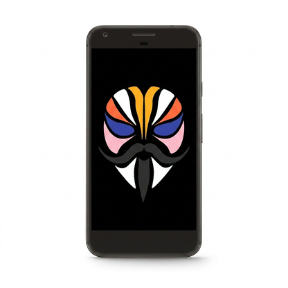 Google Pixel XL with Magisk logo