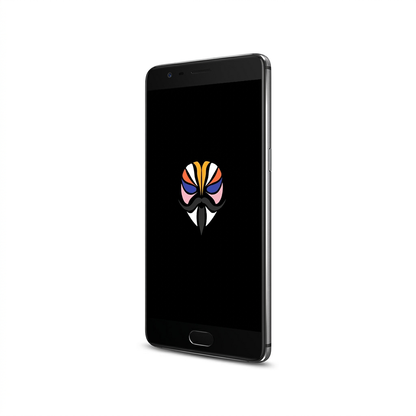 OnePlus 3 angled with Magisk
