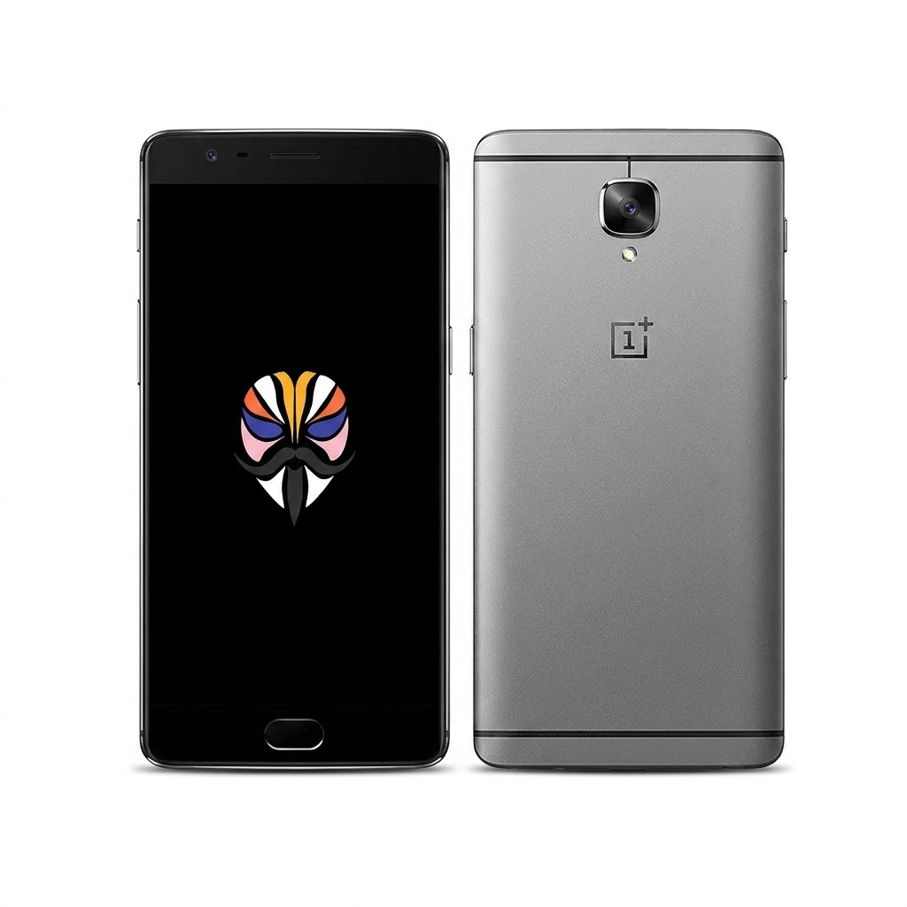 OnePlus 3 front and back
