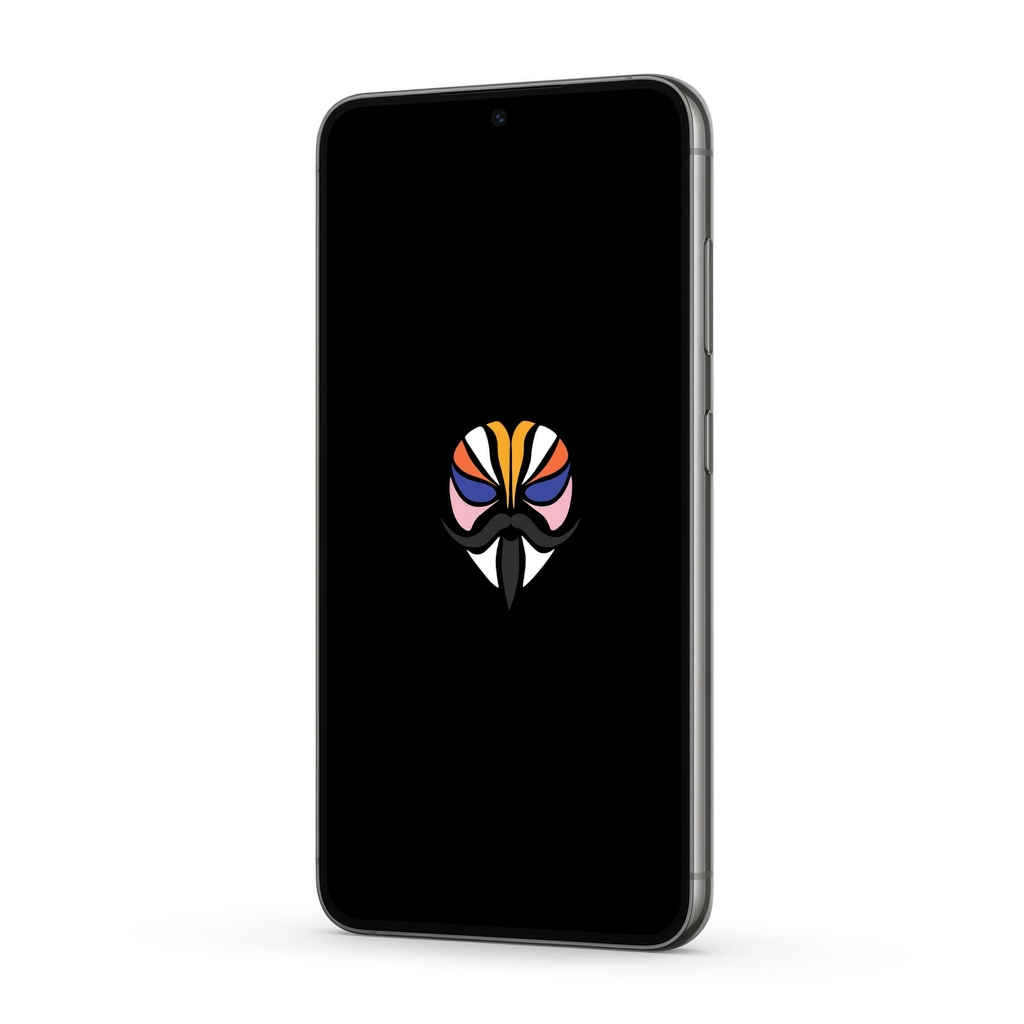 Samsung Galaxy S23 angled with Magisk