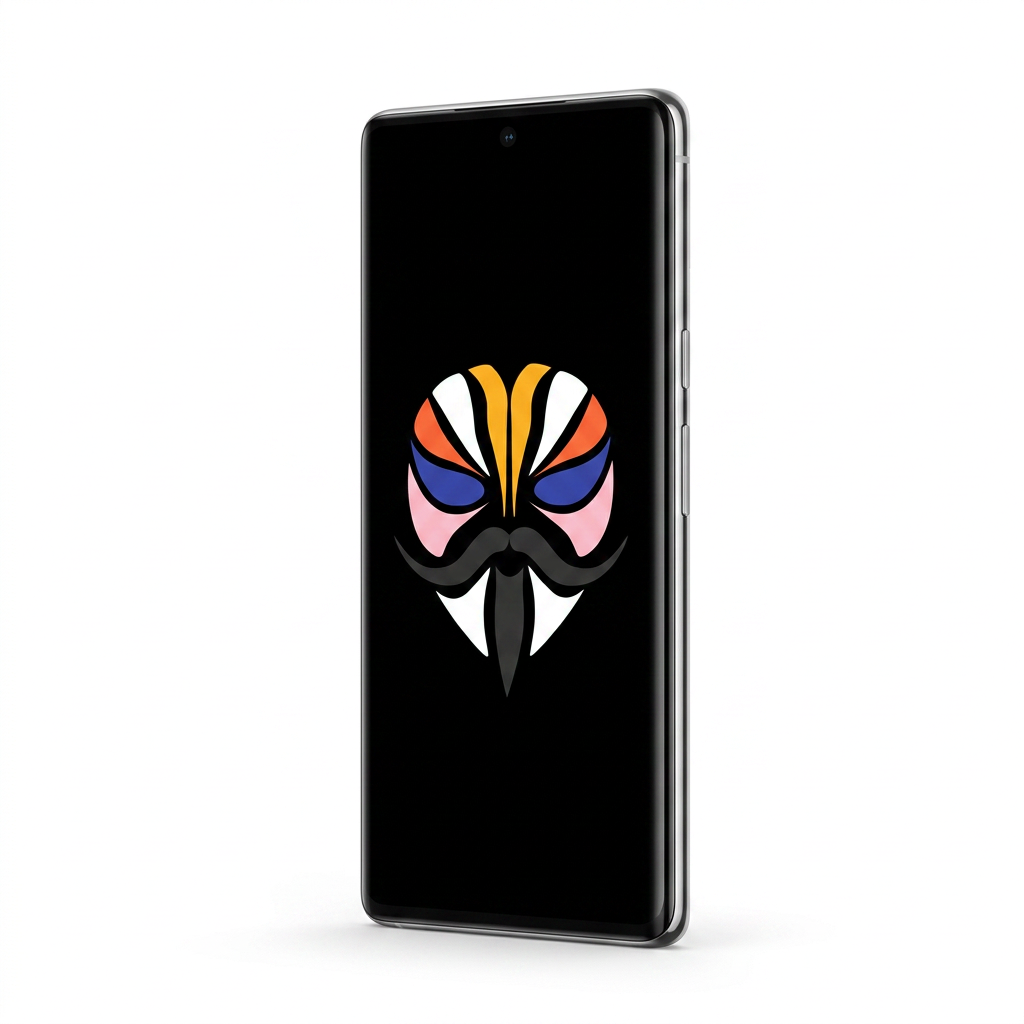 Google Pixel 6 Pro angled with Magisk