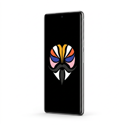 Google Pixel 6 Pro angled with Magisk