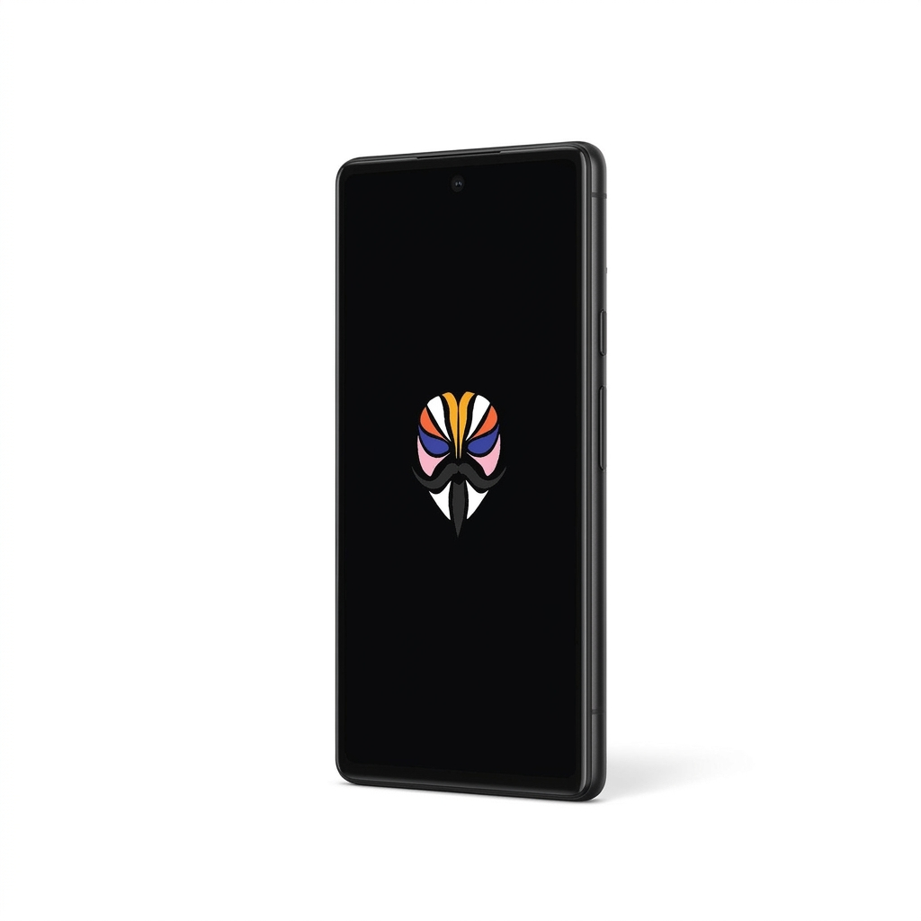 Google Pixel 6a angled with Magisk