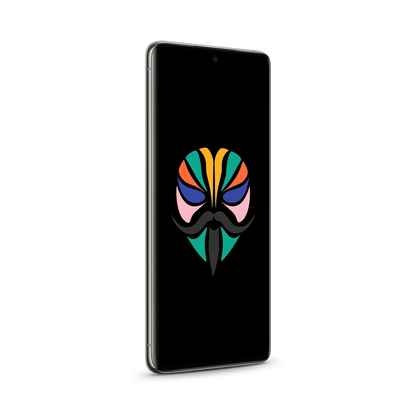 Google Pixel 7 Pro angled with Magisk