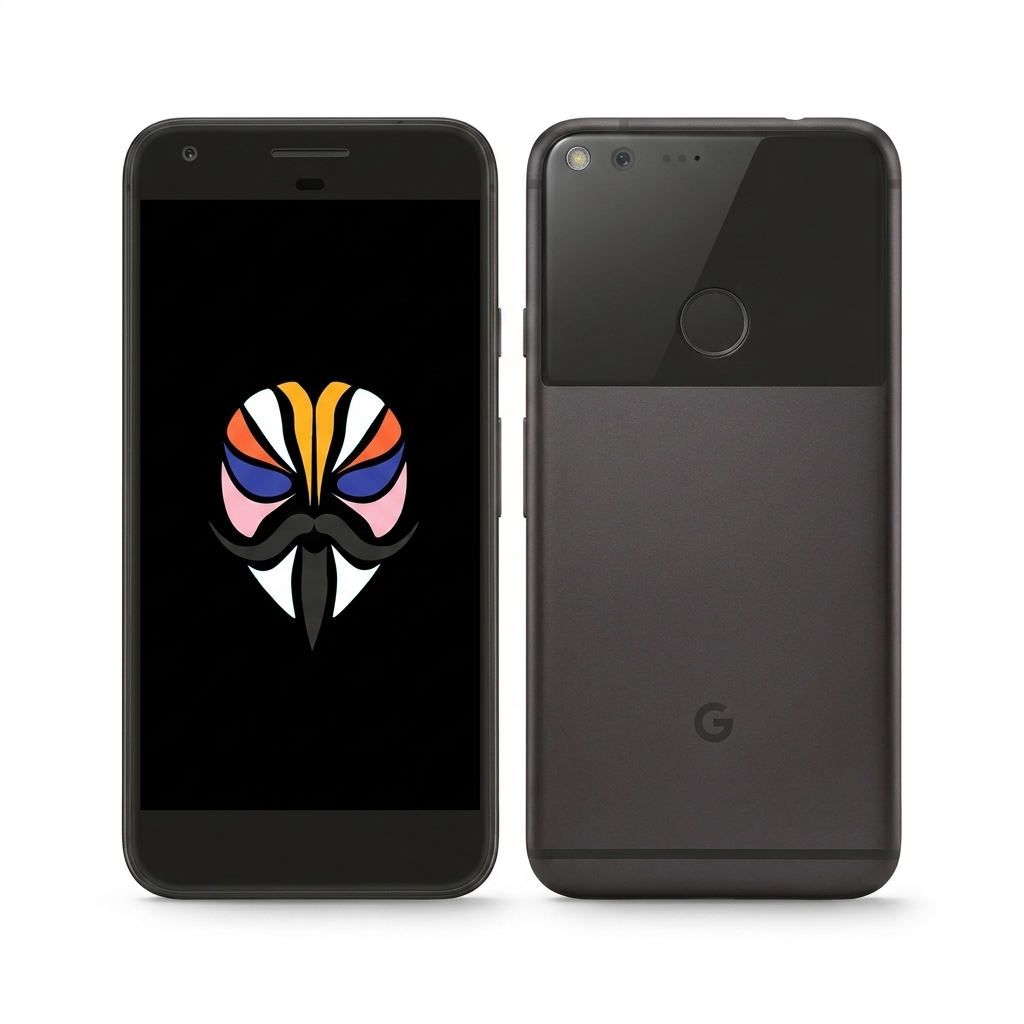 Google Pixel XL front and back