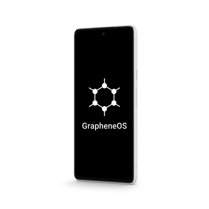 Google Pixel 7 angled with GrapheneOS
