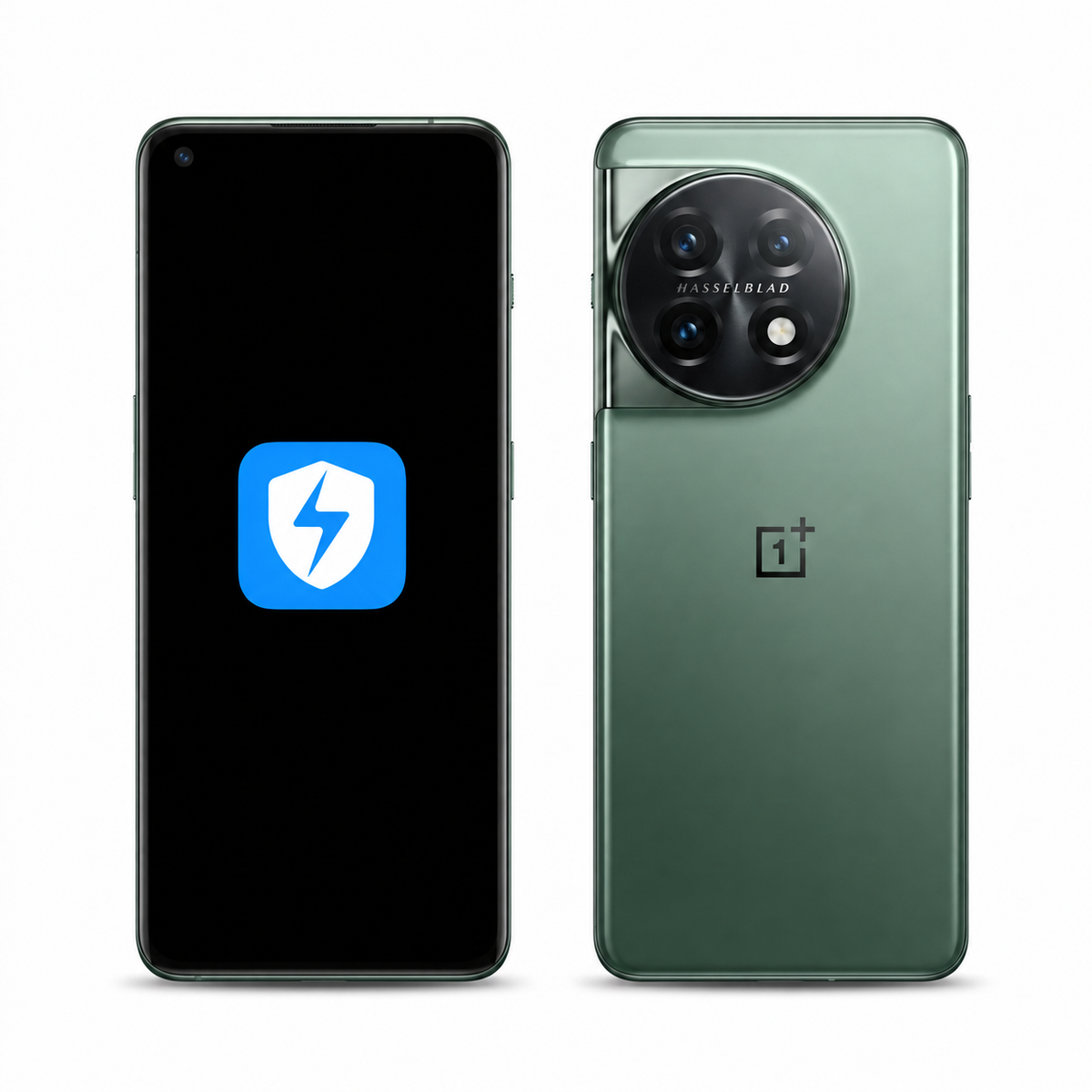 OnePlus 11 with the official StrykerOSS app logo on screen