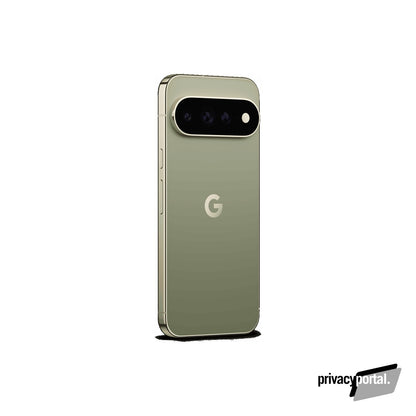 Google Pixel 11 Pro XL in Olive - rear, angled