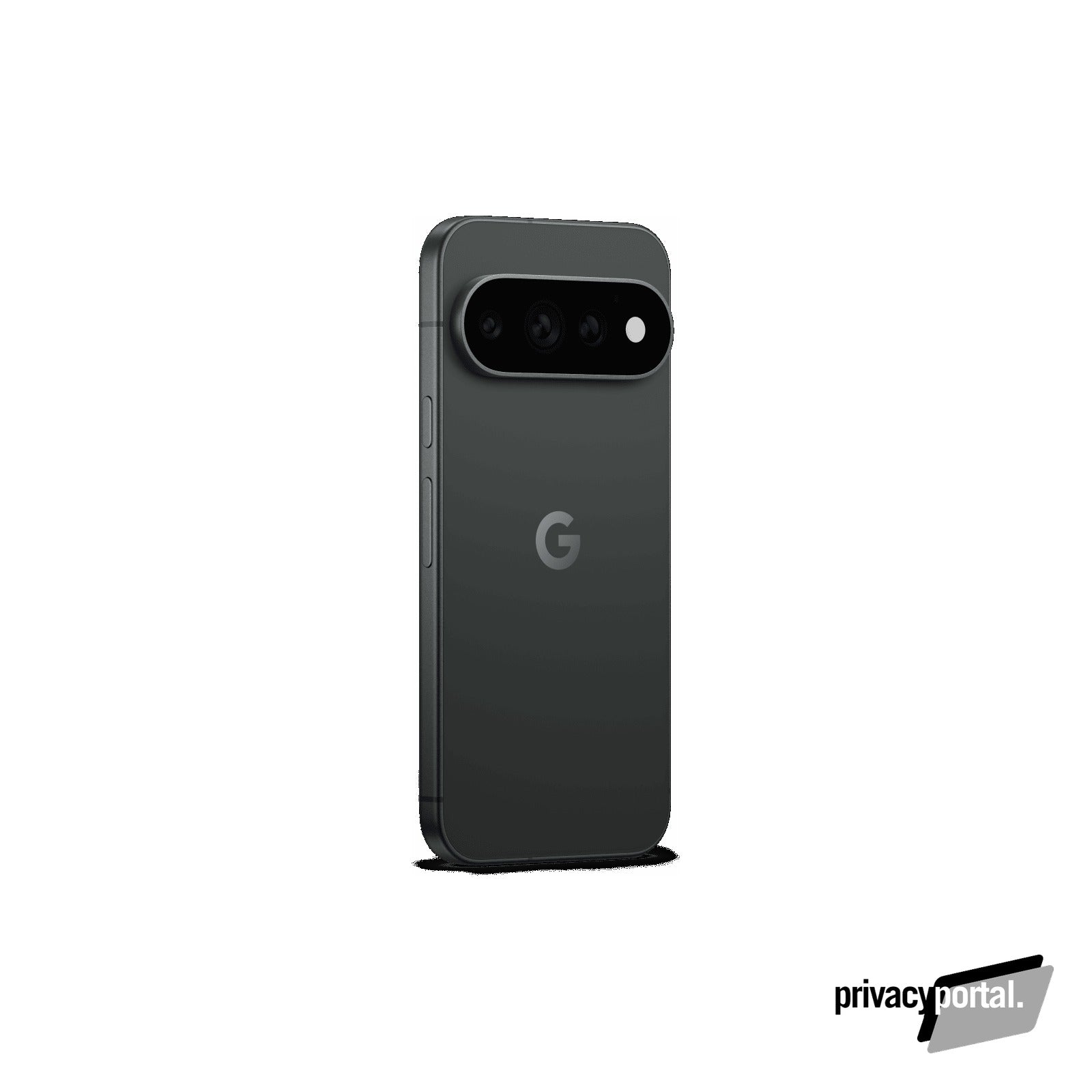 Google Pixel 11 Pro in Obsidian - rear, angled