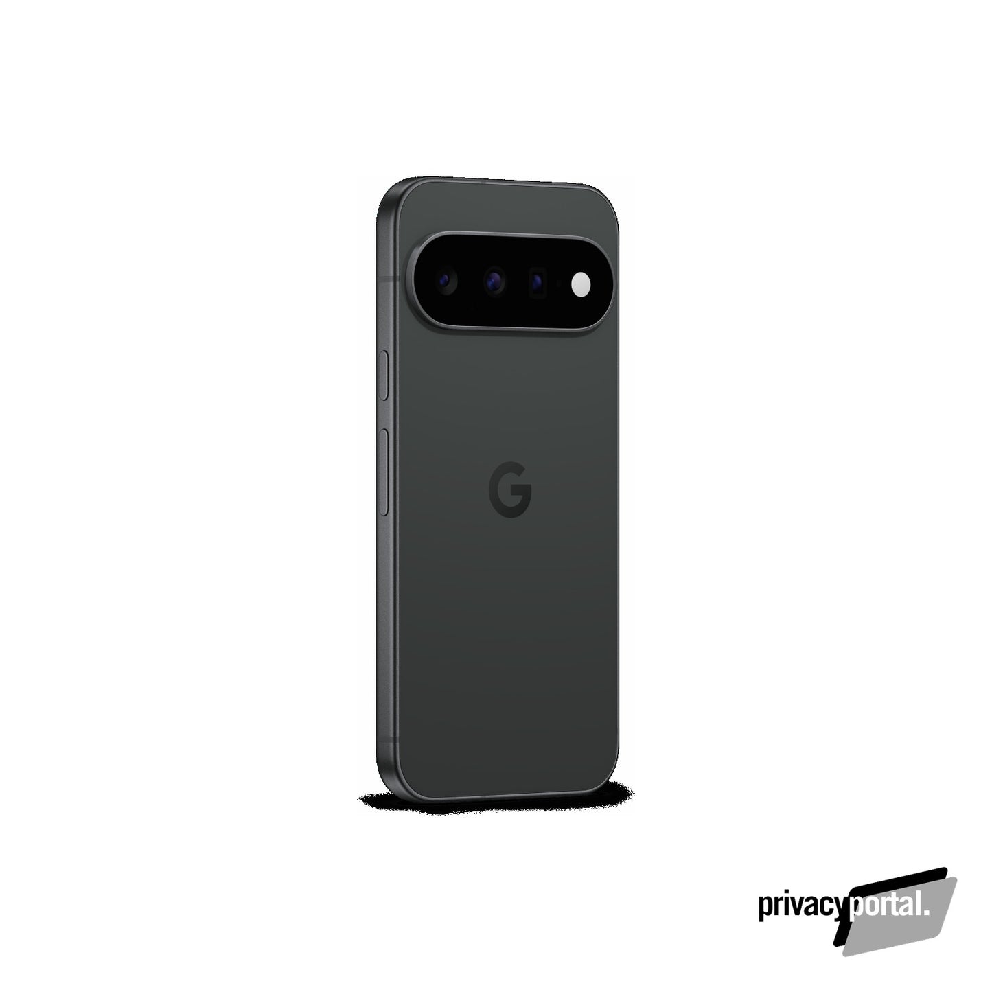 Google Pixel 11 in Obsidian - rear, angled